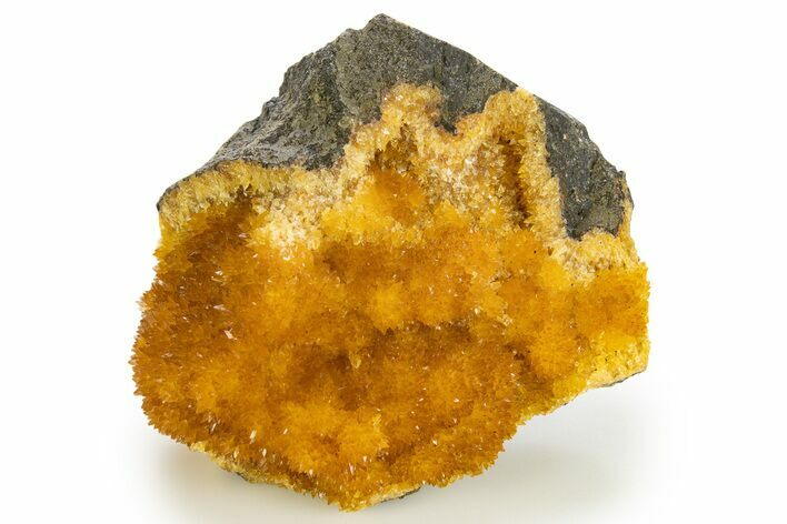 Intense Orange Calcite Crystal Cluster - Poland #331955